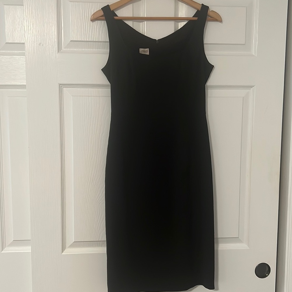 Classic Armani little black dress